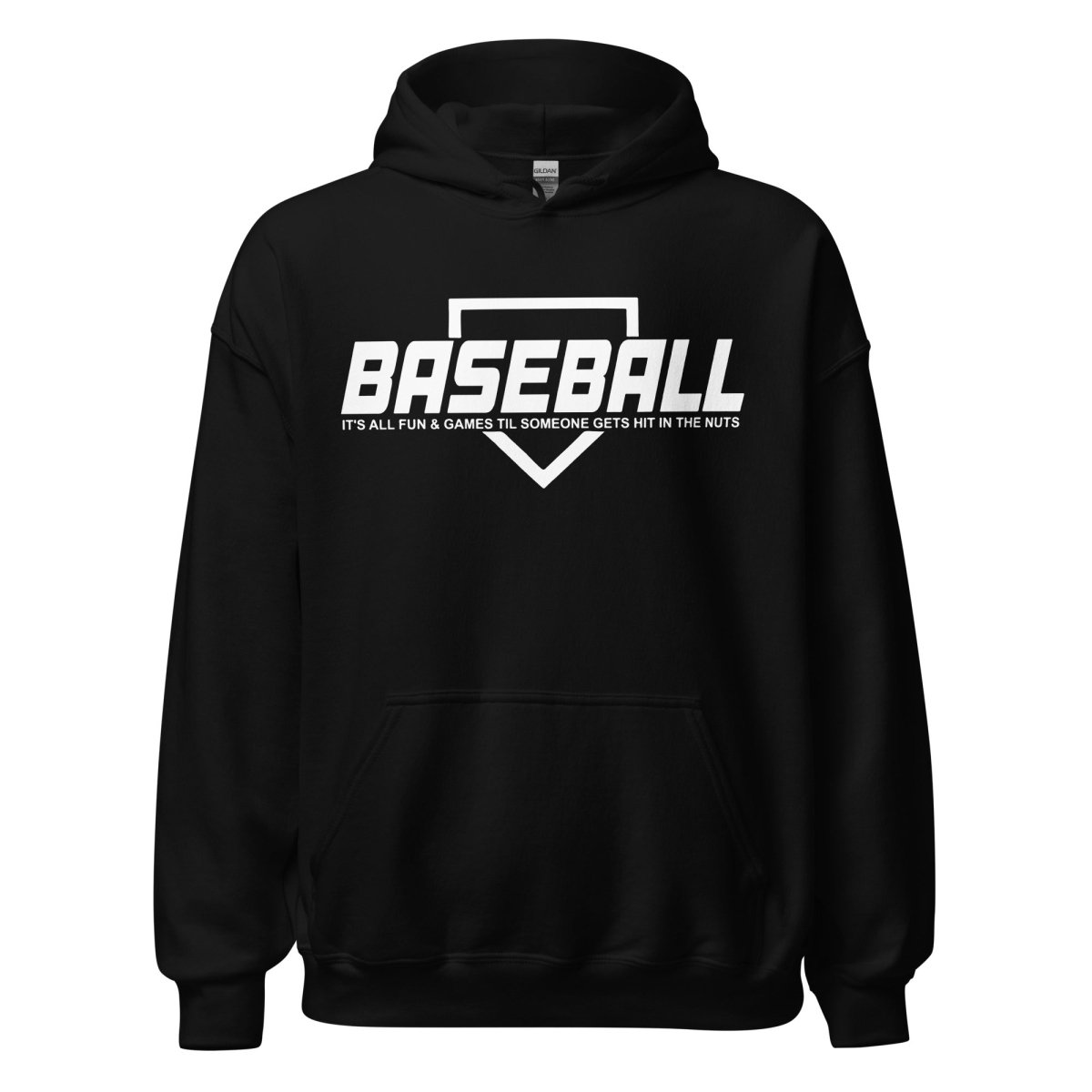 Baseball Its All Fun and Games - Adult Hoodie - SA Apparel