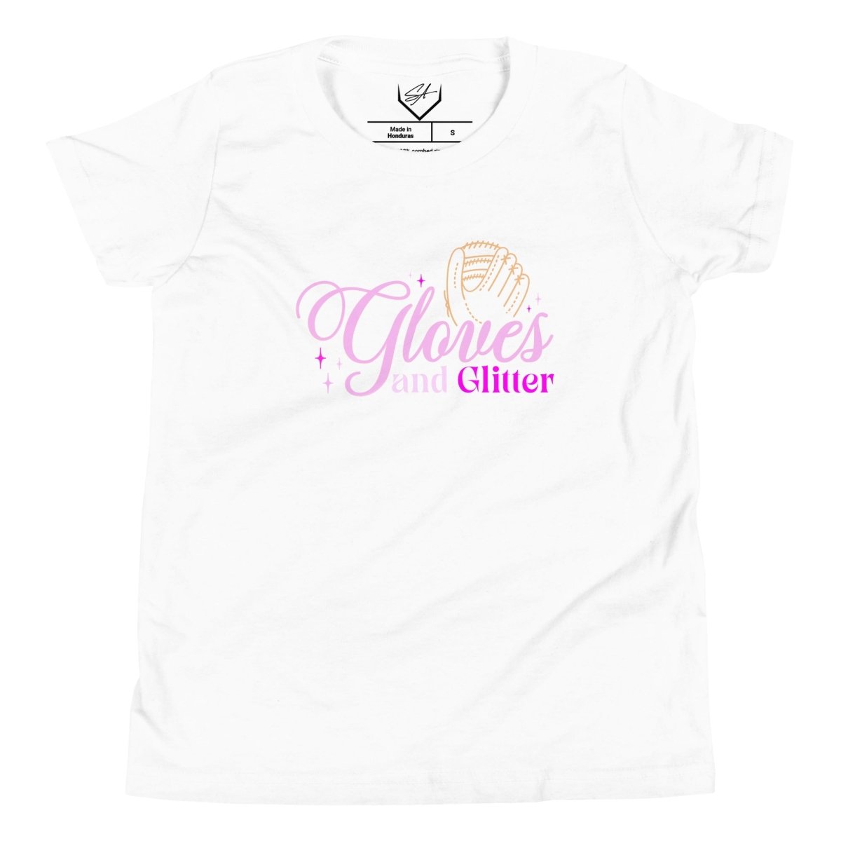 Gloves And Glitter Pink - Youth Tee - SA Apparel