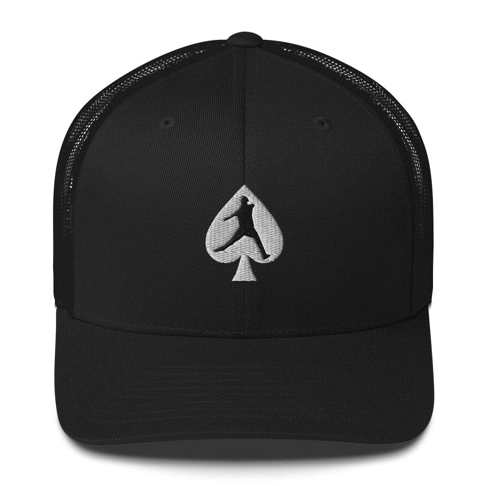 SA Apparel Trucker Hat Black Ace - Trucker Hat