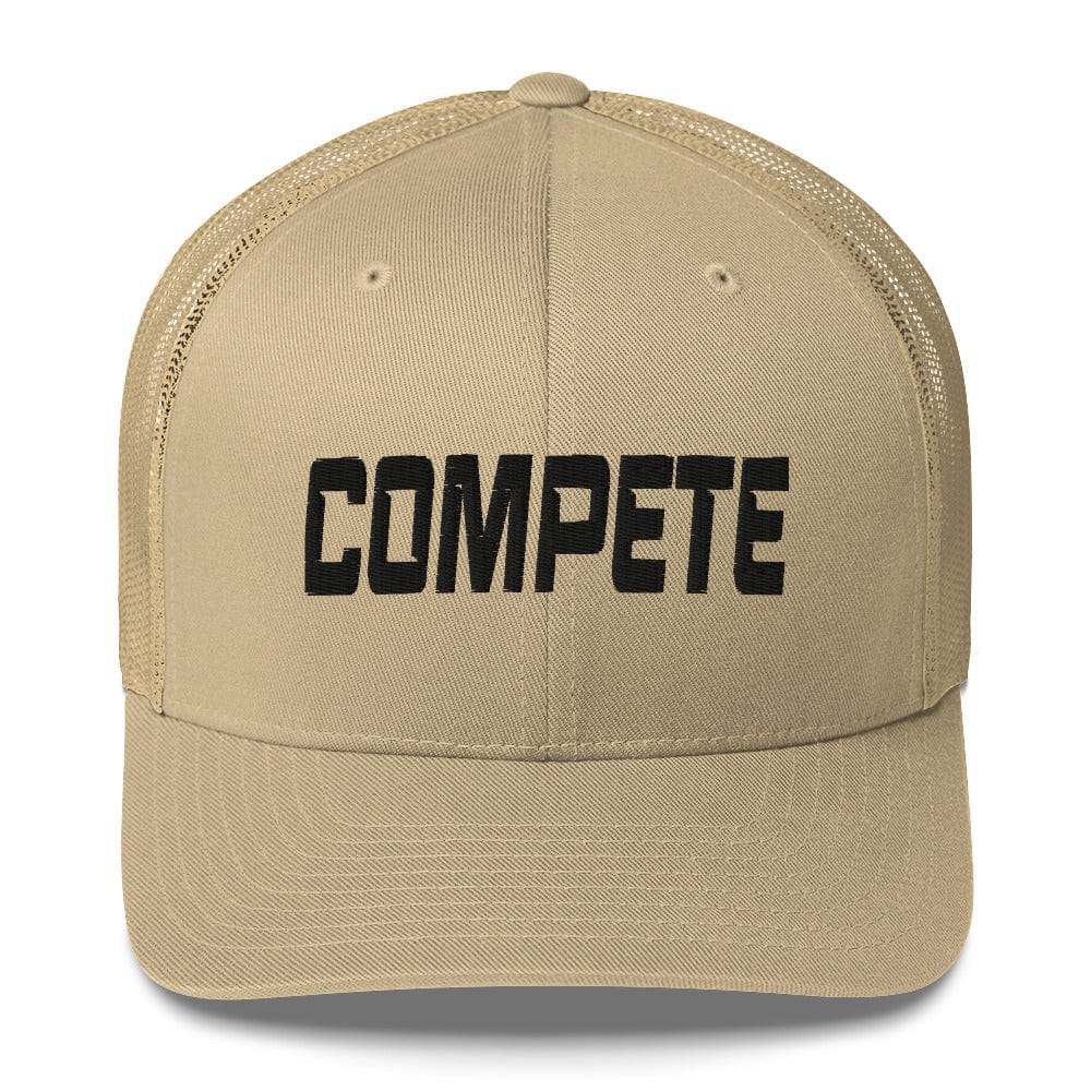 SA Apparel Trucker Hat Khaki Compete - Trucker Hat