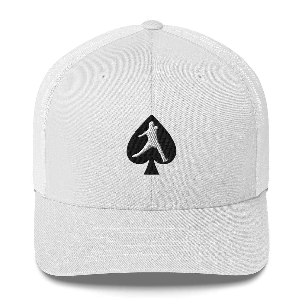 SA Apparel Trucker Hat White Ace - Trucker Hat