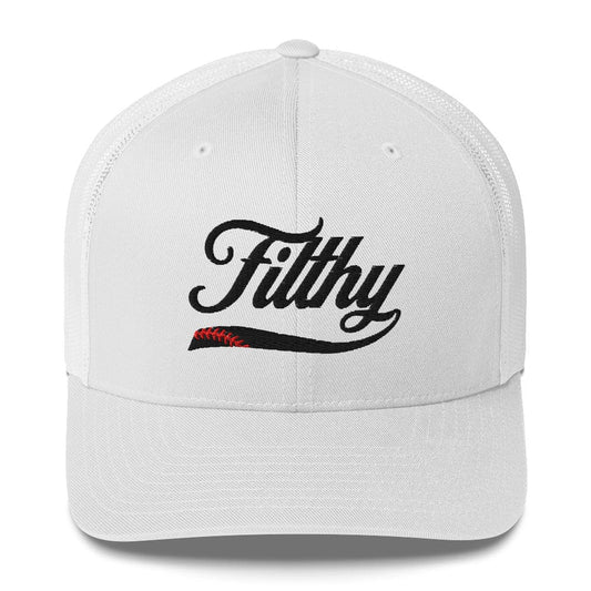 SA Apparel Trucker Hat White Filthy - Trucker Hat