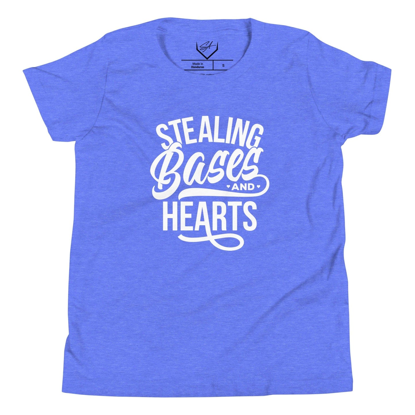 Stealing Bases And Hearts - Youth Tee - SA Apparel