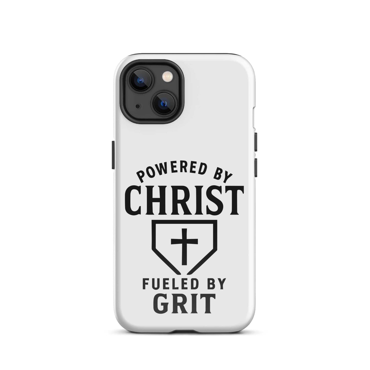 SA Apparel Phone Case iPhone 13 Powered By Christ, Fueled By Grit - iPhone Tough Case