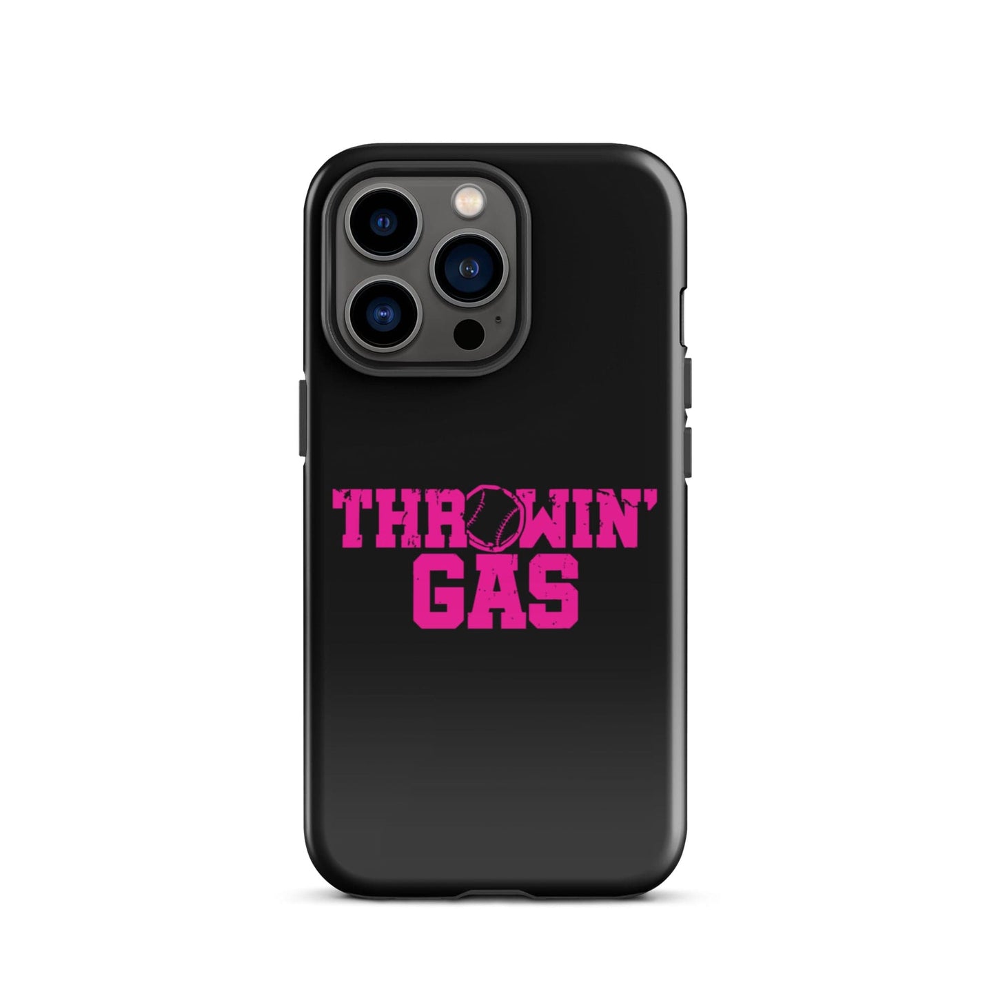 SA Apparel Phone Case iPhone 13 Pro Throwin' Gas Pink - iPhone Tough Case