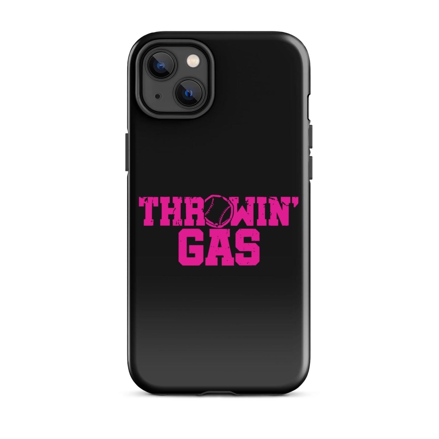 SA Apparel Phone Case iPhone 14 Plus Throwin' Gas Pink - iPhone Tough Case