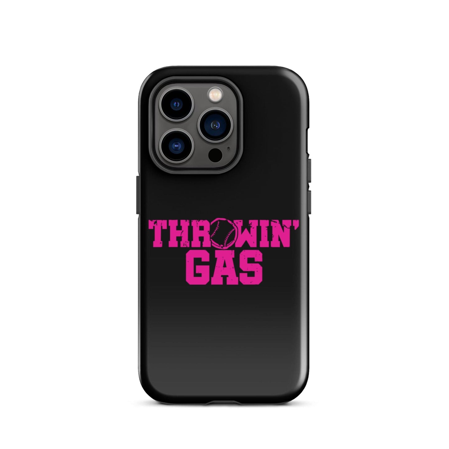 SA Apparel Phone Case iPhone 14 Pro Throwin' Gas Pink - iPhone Tough Case