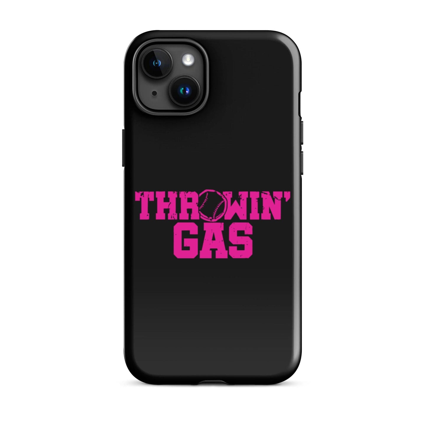 SA Apparel Phone Case iPhone 15 Plus Throwin' Gas Pink - iPhone Tough Case