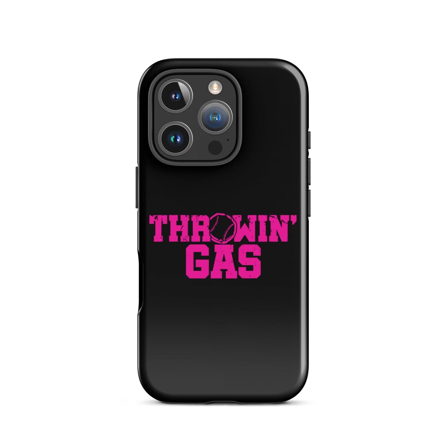SA Apparel Phone Case iPhone 16 Pro Throwin' Gas Pink - iPhone Tough Case