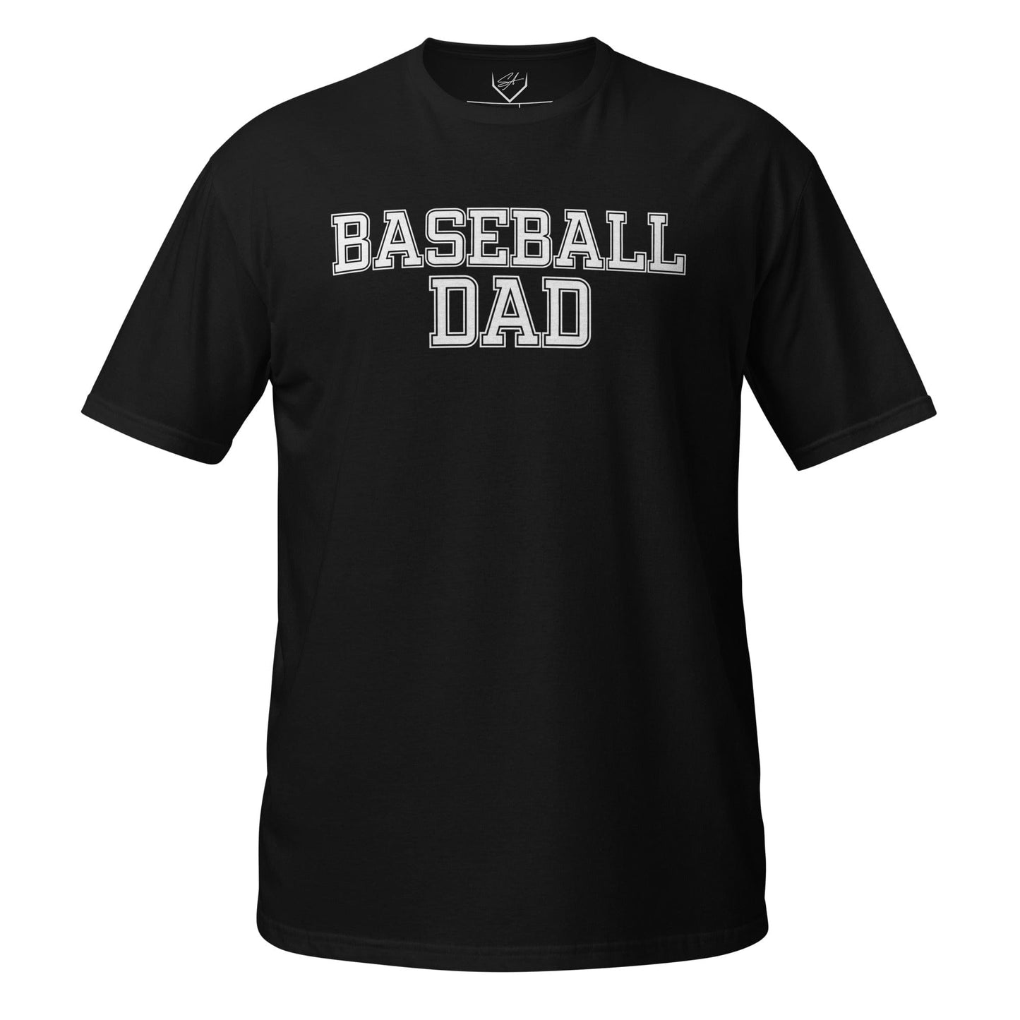 SA Apparel Adult Tee Black / S / Soft Style/Cotton Baseball Dad - Adult Tee