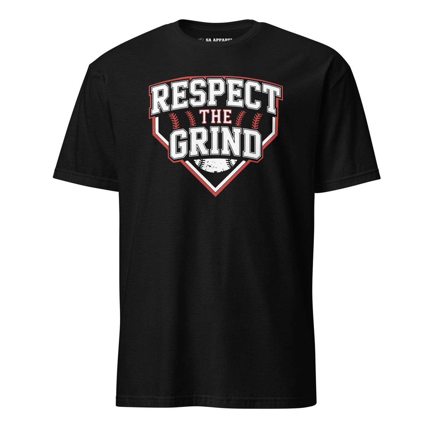 SA Apparel Adult Tee Black / S / Soft Style/Cotton Respect The Grind - Adult Tee
