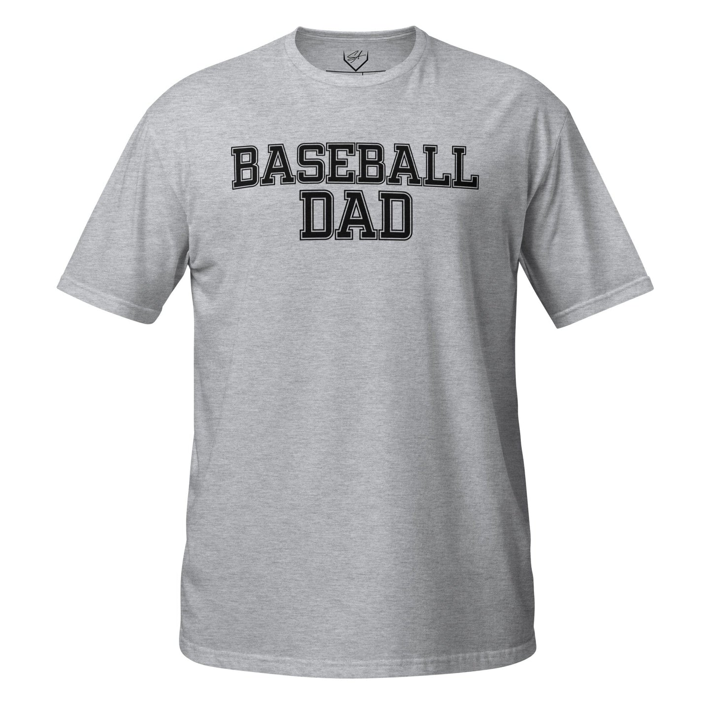 SA Apparel Adult Tee Light Grey / S / Soft Style/Cotton Baseball Dad - Adult Tee