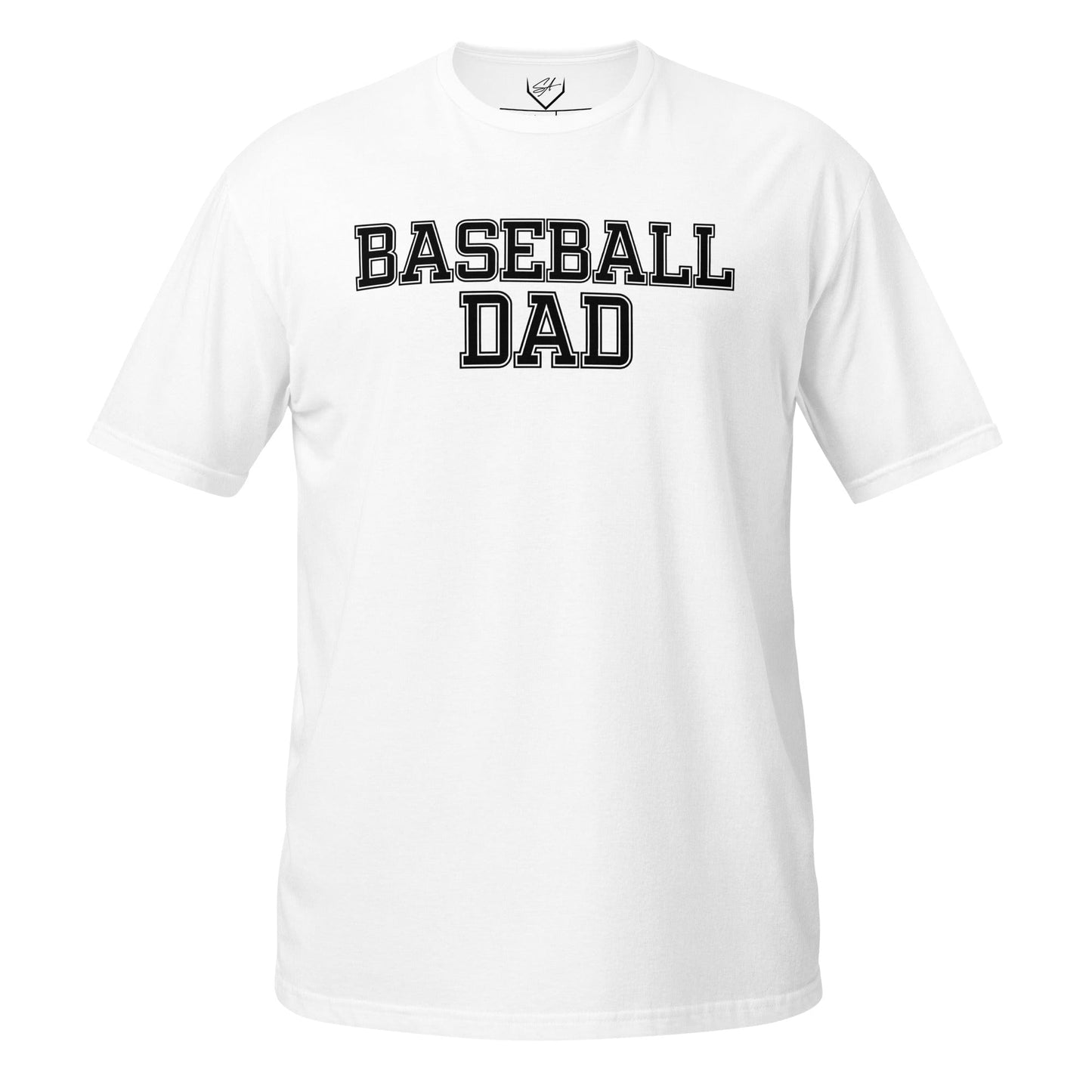 SA Apparel Adult Tee White / S / Soft Style/Cotton Baseball Dad - Adult Tee