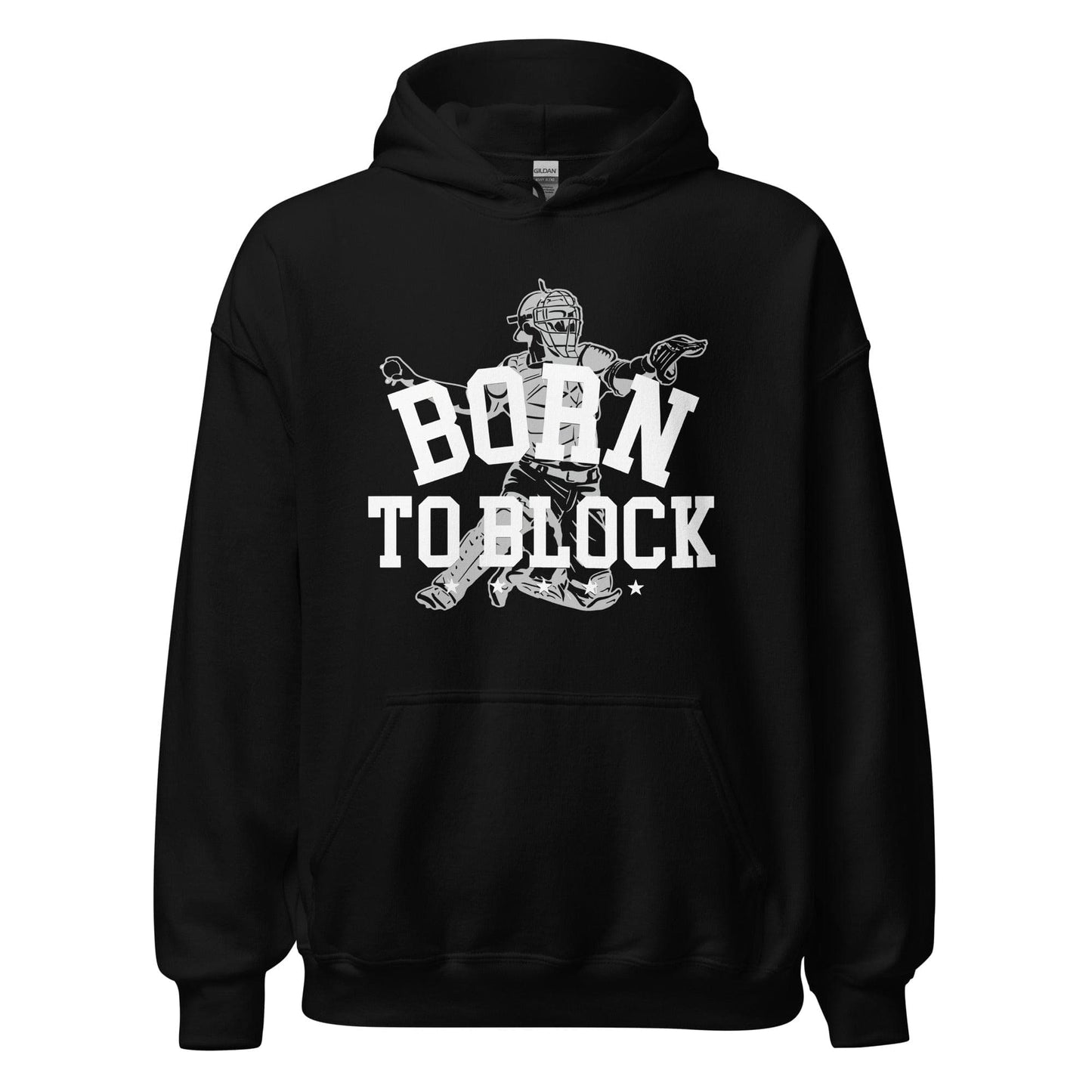 SA Apparel Adult Hoodie Black / S Born To Block - Adult Hoodie