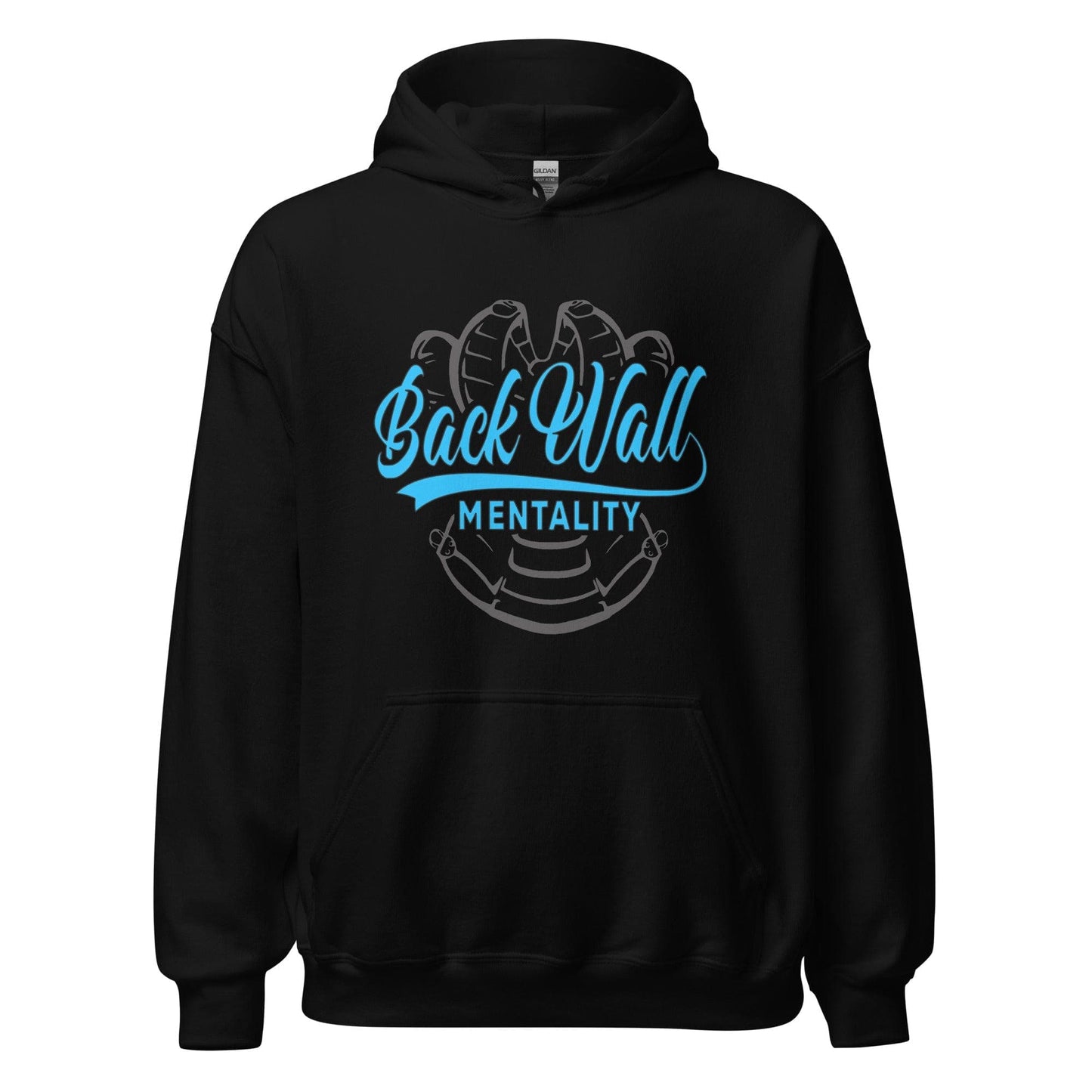 SA Apparel Adult Hoodie Black / S Backwall Mentality Teal - Adult Hoodie