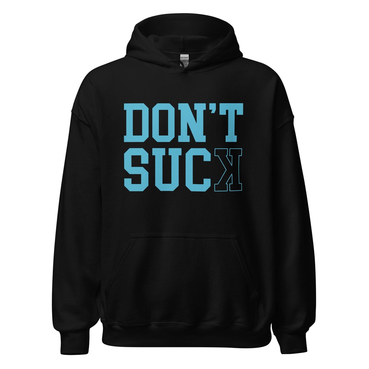 SA Apparel Adult Hoodie Black / S Don't Suck Teal - Adult Hoodie