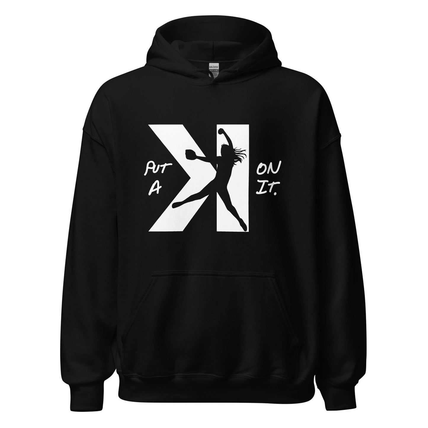 SA Apparel Adult Hoodie Black / S Put A K On It Softball - Adult Hoodie