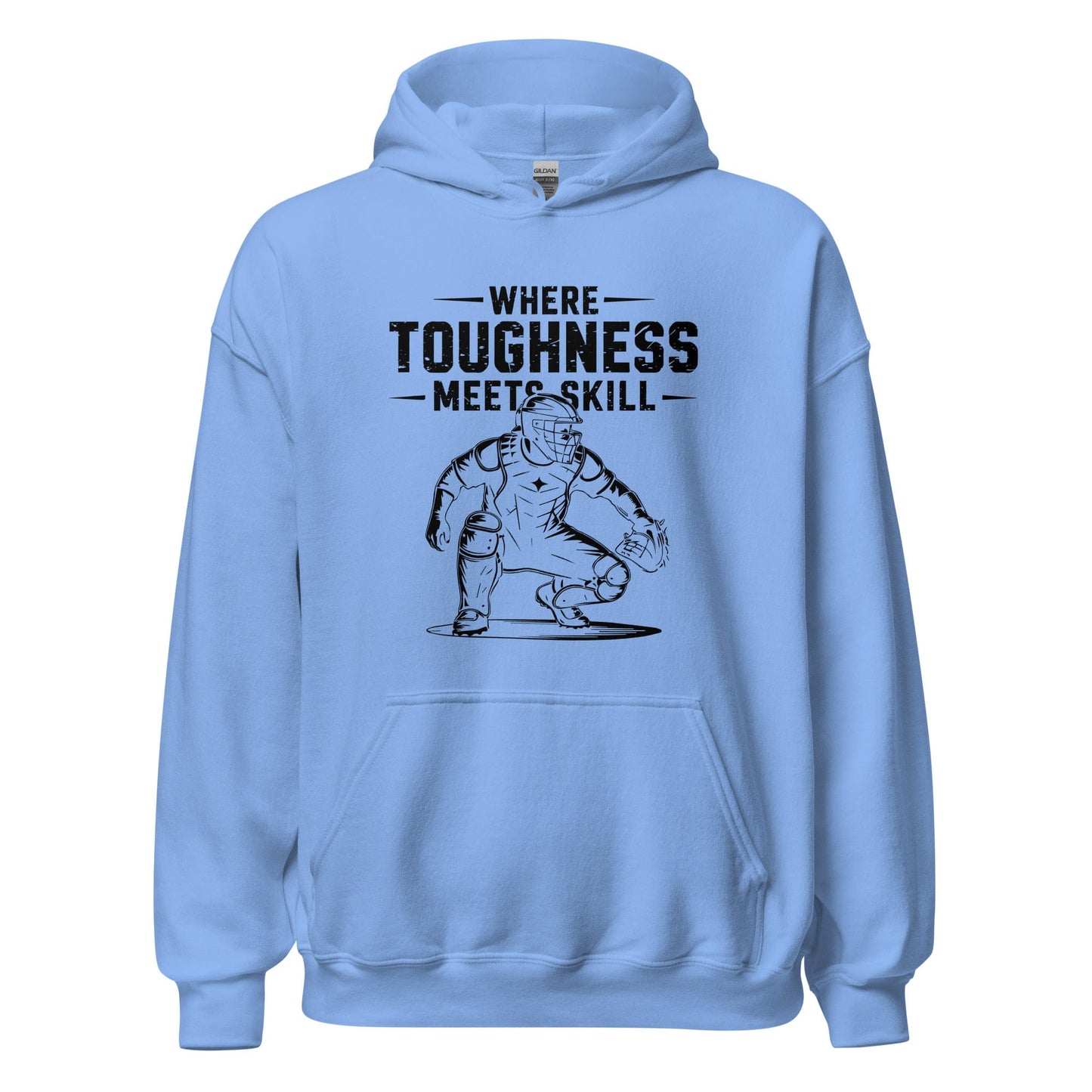 SA Apparel Carolina Blue / S Where Toughness Meets Skill - Adult Hoodie