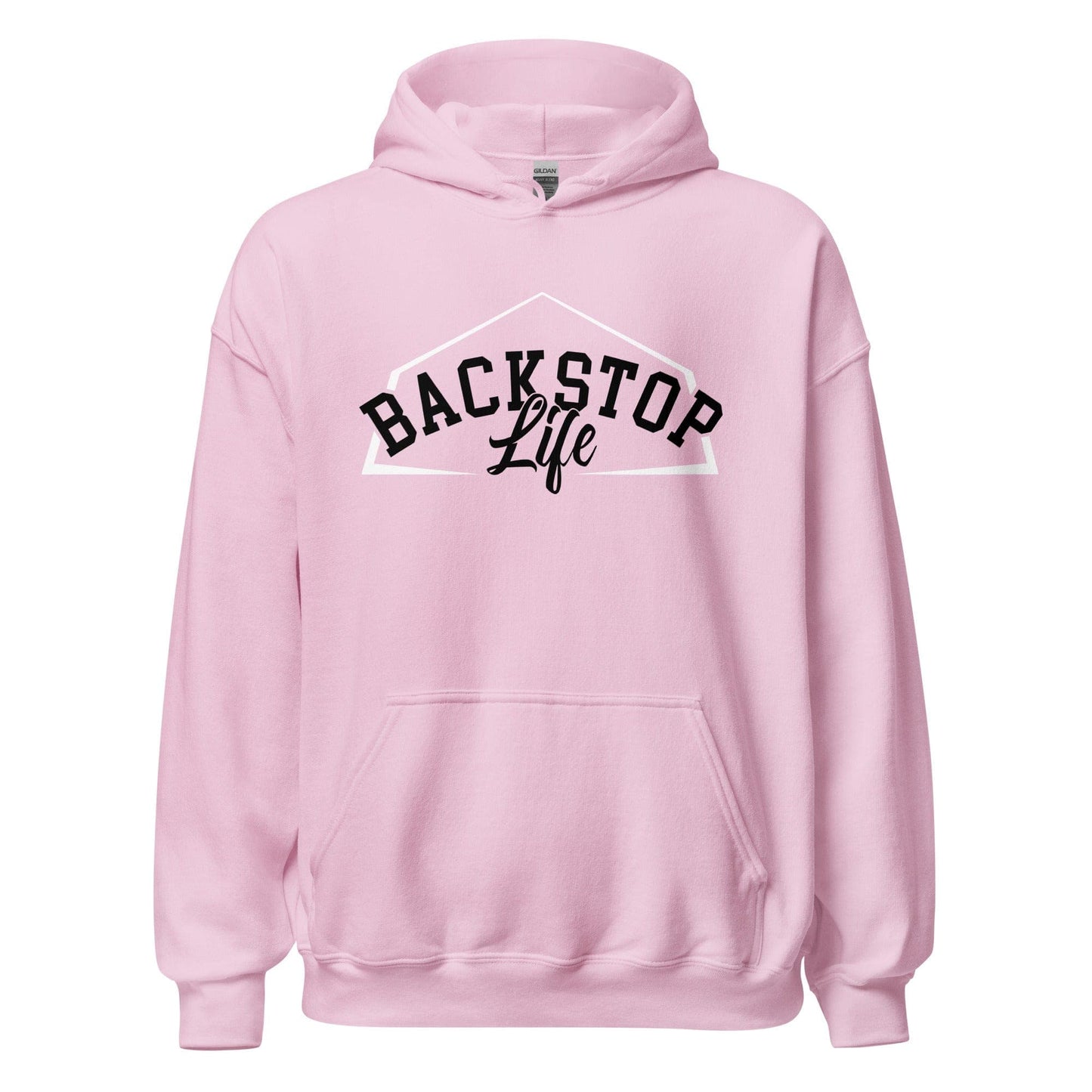 SA Apparel Adult Hoodie Light Pink / S Backstop Life - Adult Hoodie
