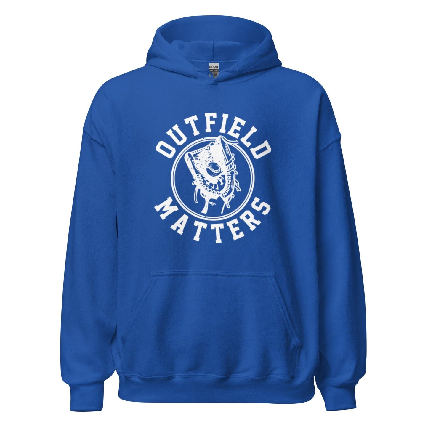 SA Apparel Royal / S Outfield Matters - Adult Hoodie