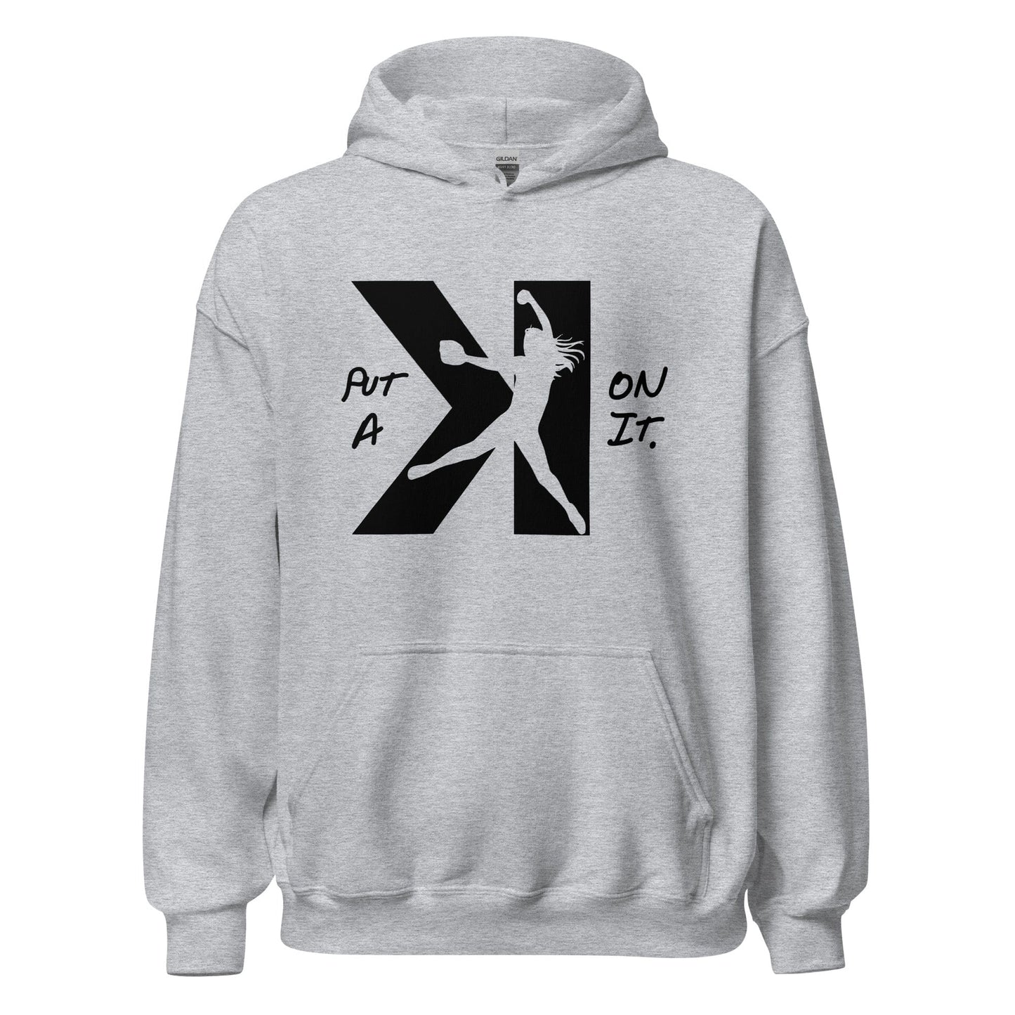 SA Apparel Adult Hoodie Light Grey / S Put A K On It Softball - Adult Hoodie