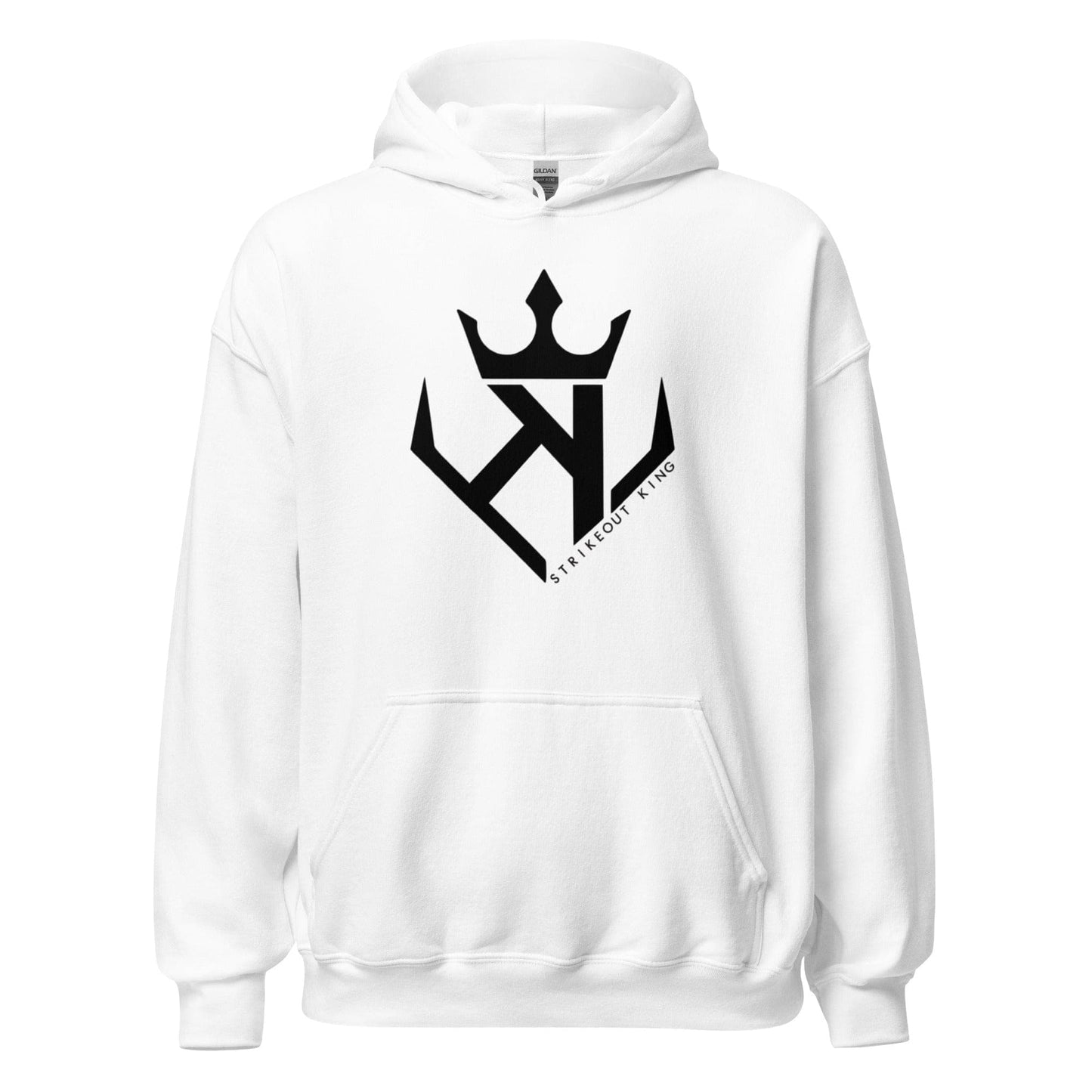 SA Apparel White / S Strikeout King - Adult Hoodie