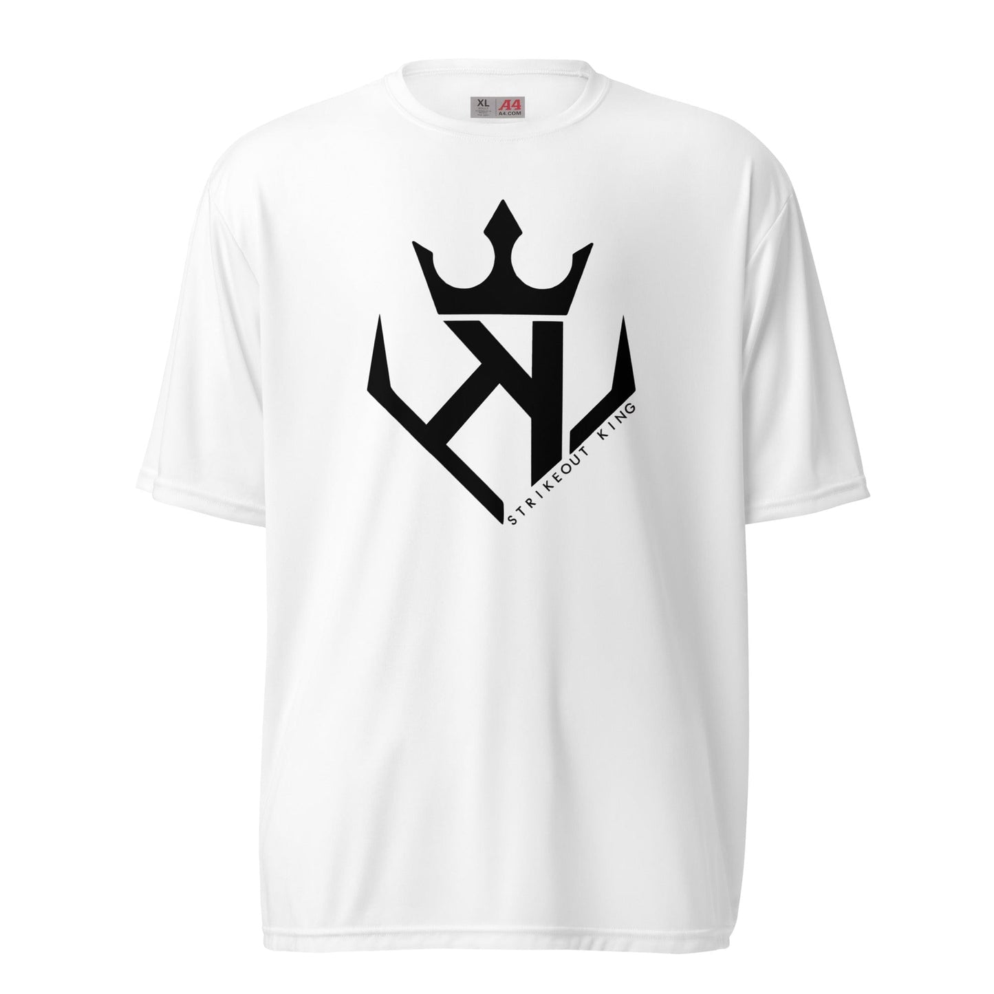 SA Apparel Adult Tee White / S / Dri-Fit/Performance Strikeout King - Adult Tee