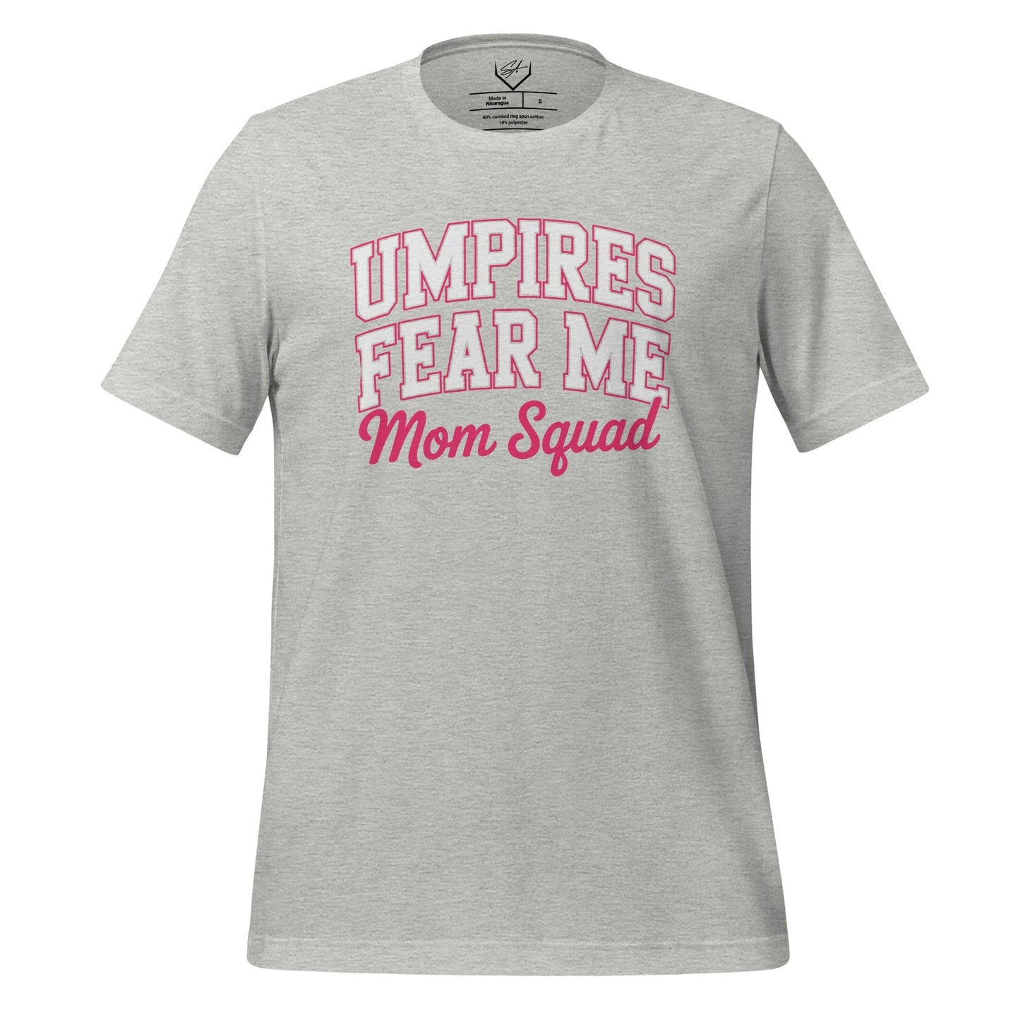 SA Apparel Adult Tee Light Grey / S Umpires Fear Me Mom Squad - Adult Tee