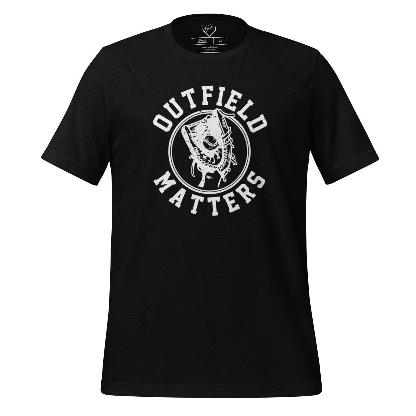 SA Apparel Black / S Outfield Matters - Adult Tee