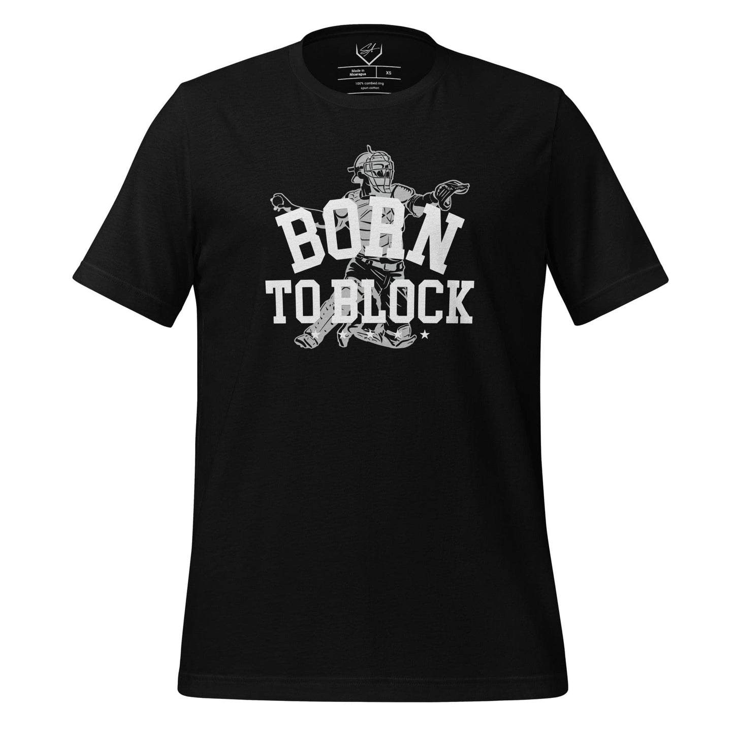 SA Apparel Adult Tee Black / S Born To Block - Adult Tee
