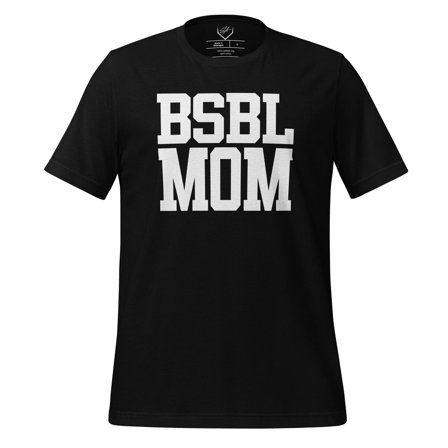 SA Apparel Adult Tee Black / S BSBL Mom - Adult Tee
