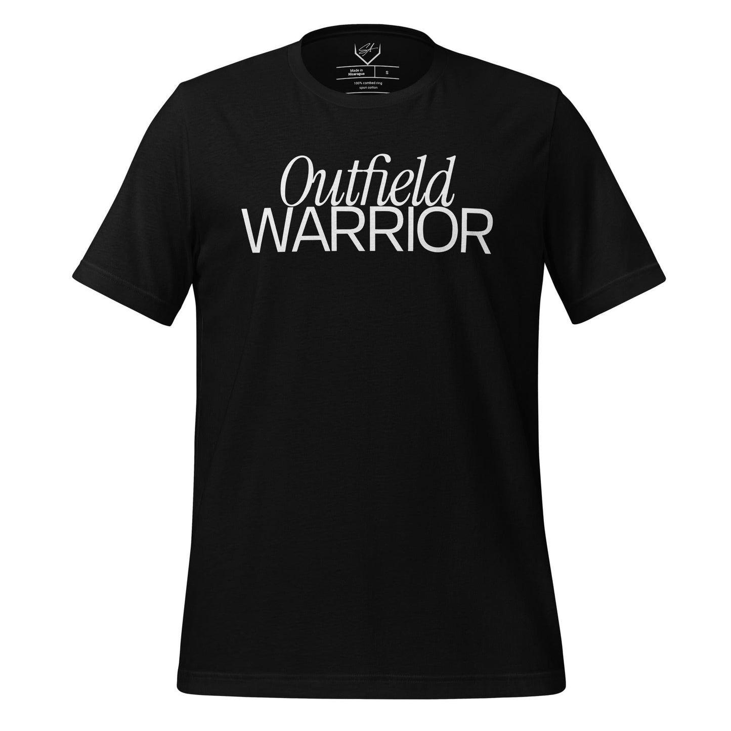 SA Apparel Adult Tee Black / S / Soft Style/Cotton Outfield Warrior - Adult Tee
