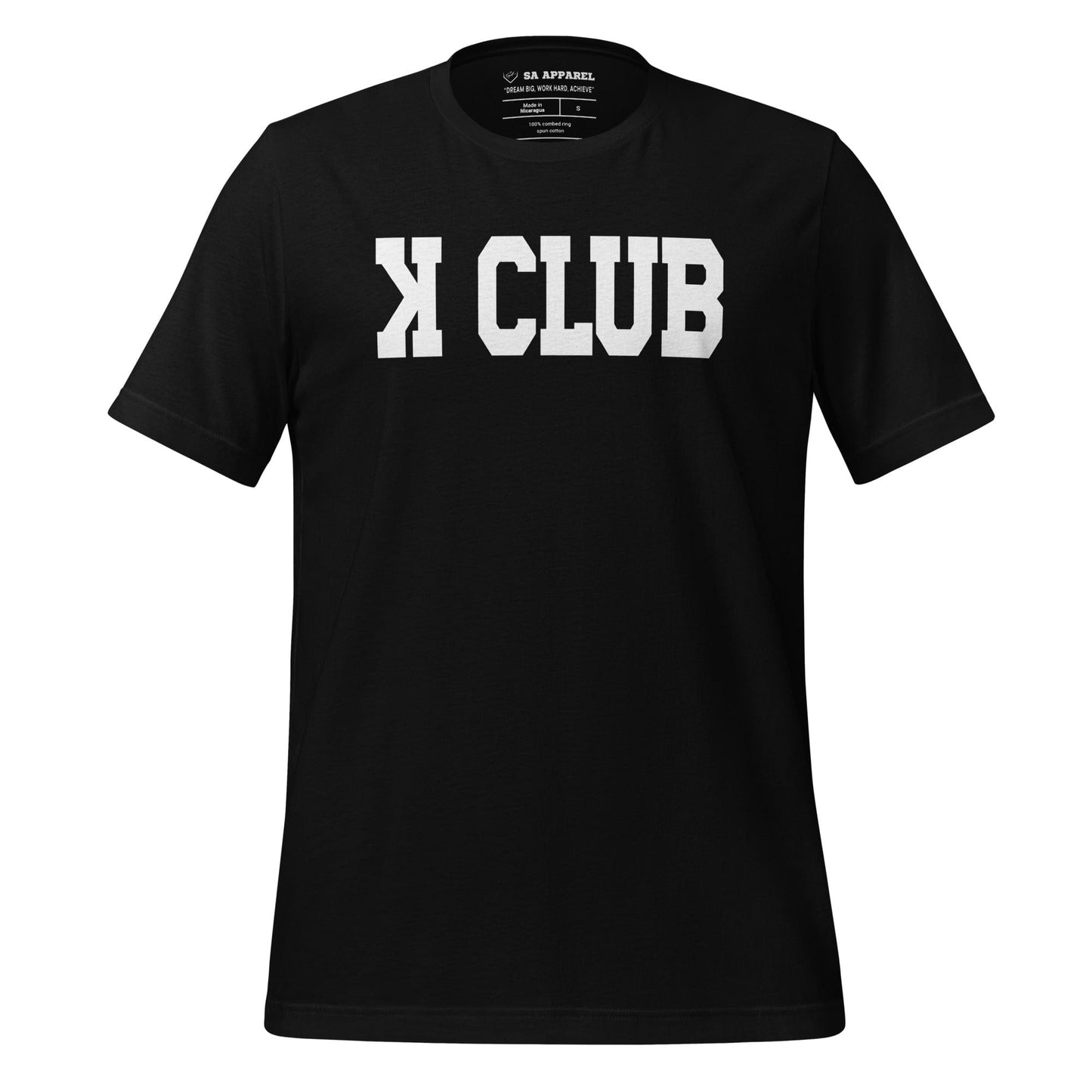 SA Apparel Adult Tee Black / S / Soft Style/Cotton Strikeout Club - Adult Tee