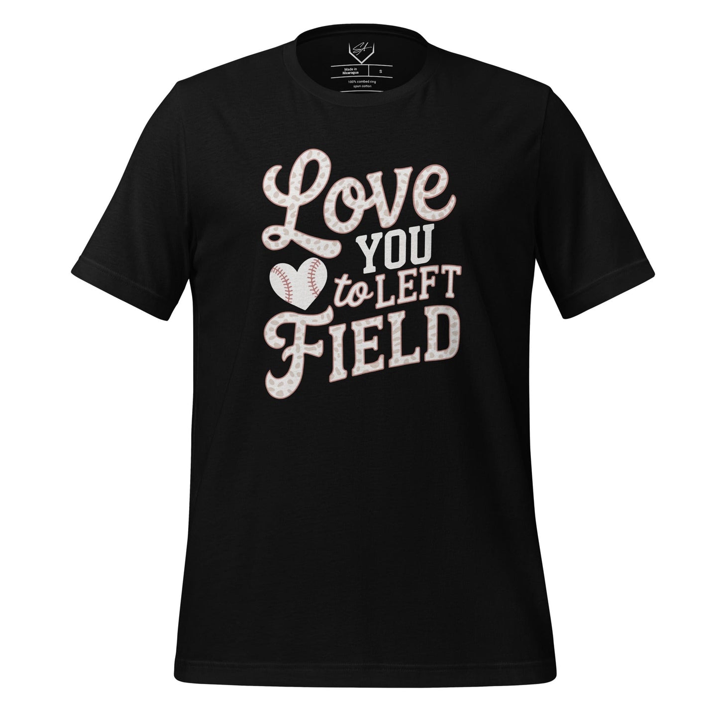 SA Apparel Adult Tee Black / S Love You To Left Field - Adult Tee