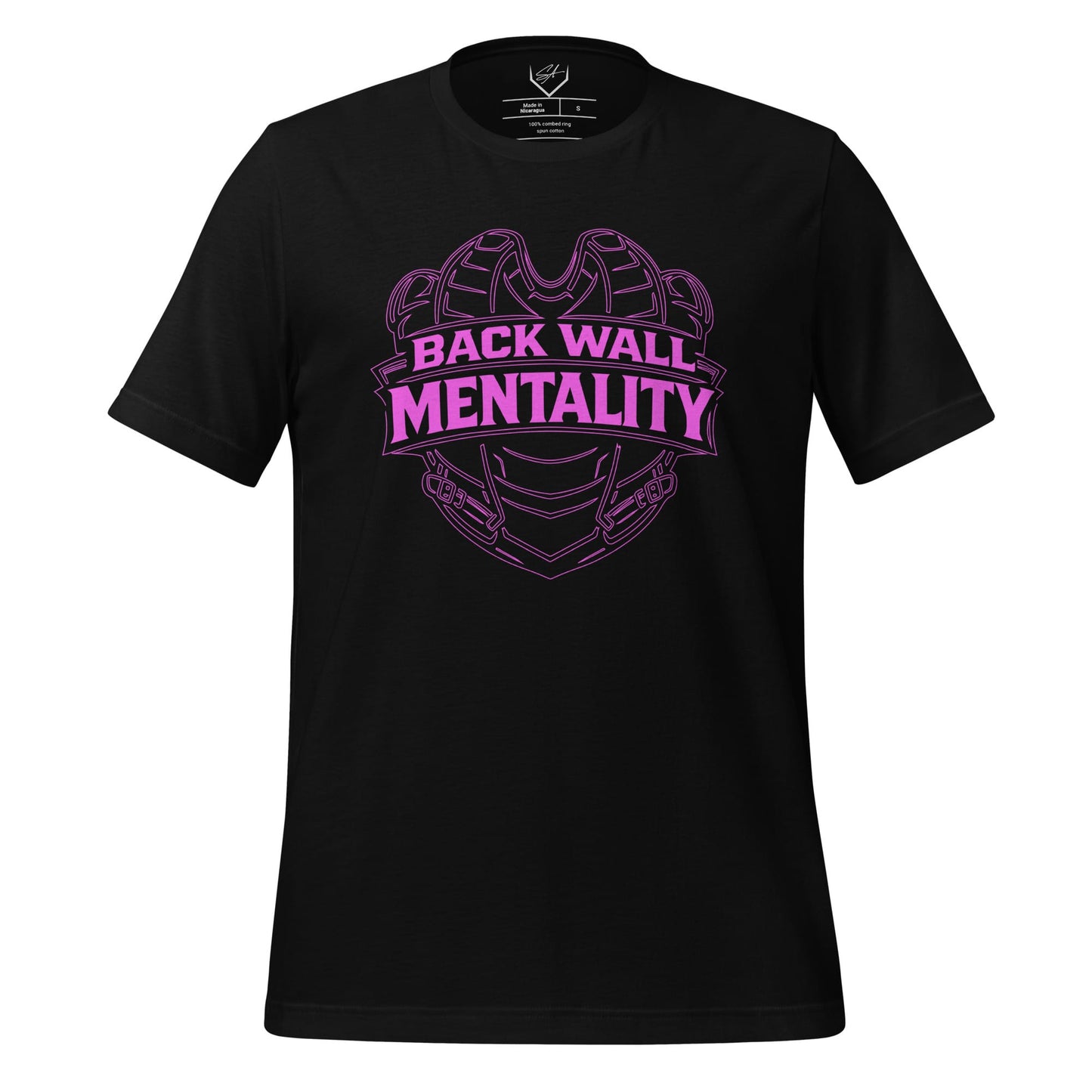 SA Apparel Adult Tee Black / S / Soft Style/Cotton Backwall Mentality Pink - Adult Tee