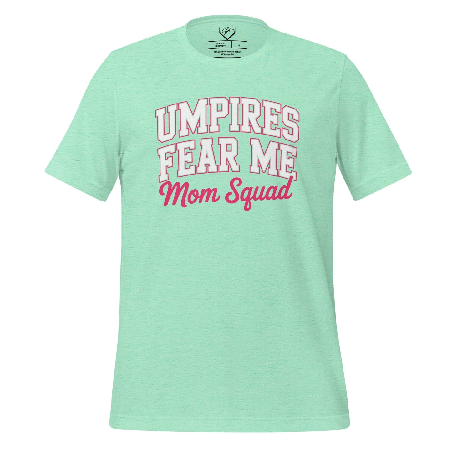 SA Apparel Adult Tee Mint / S Umpires Fear Me Mom Squad - Adult Tee