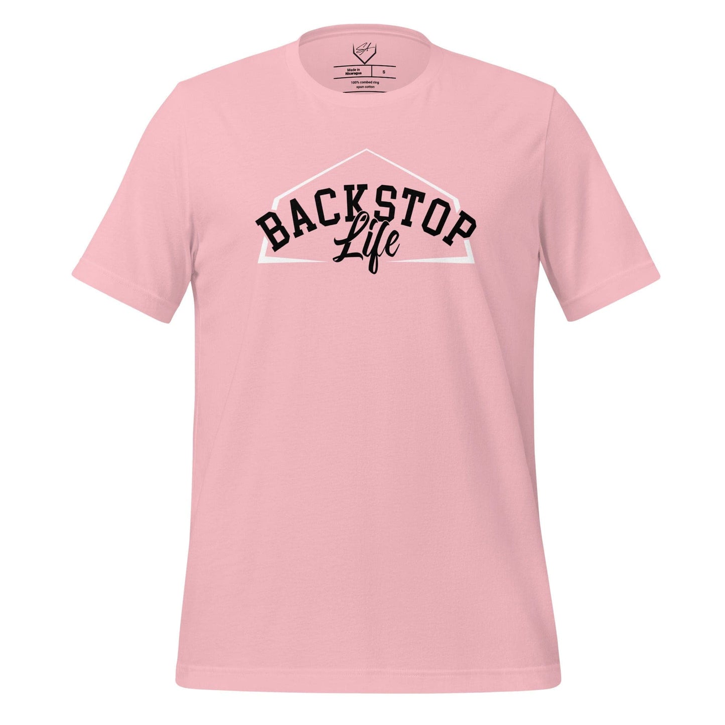 SA Apparel Adult Tee Pink / S Backstop Life - Adult Tee
