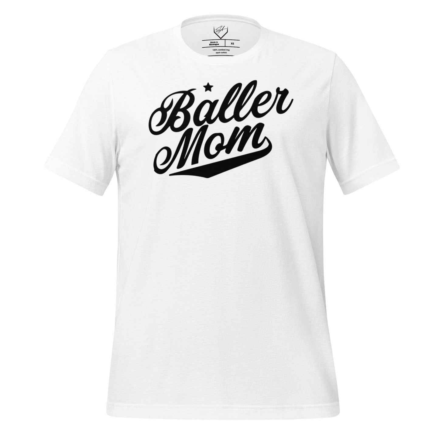 SA Apparel Adult Tee White / S Baller Mom - Adult Tee