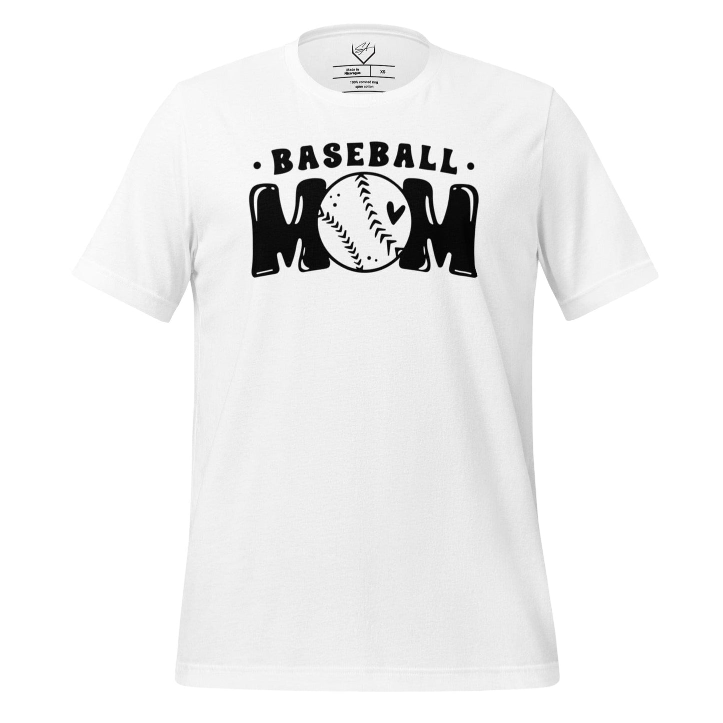 SA Apparel Adult Tee White / S Baseball Mom - Adult Tee