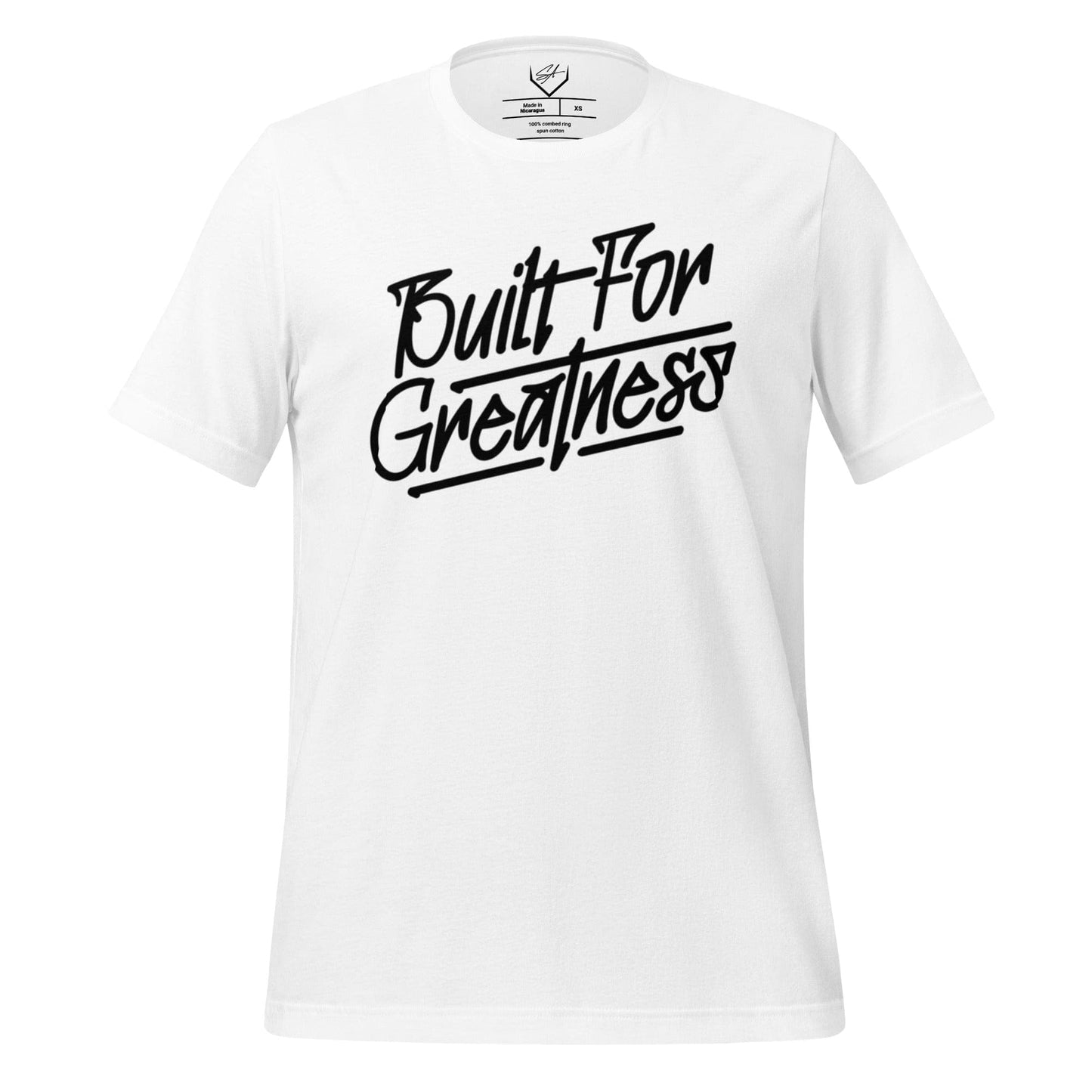 SA Apparel Adult Tee White / S Built For Greatness - Adult Tee