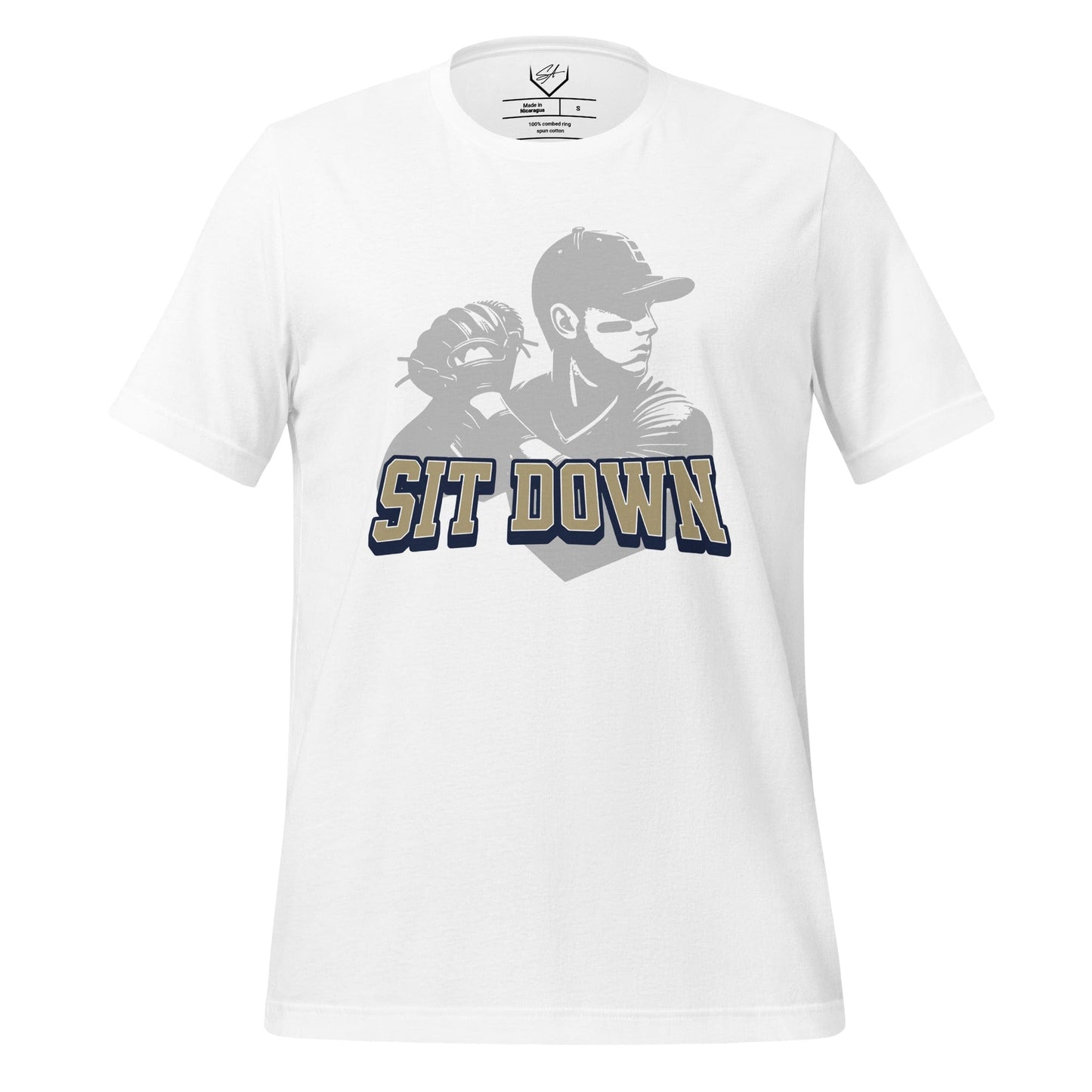 SA Apparel Adult Tee White / S / Soft Style/Cotton Sit Down - Adult Tee
