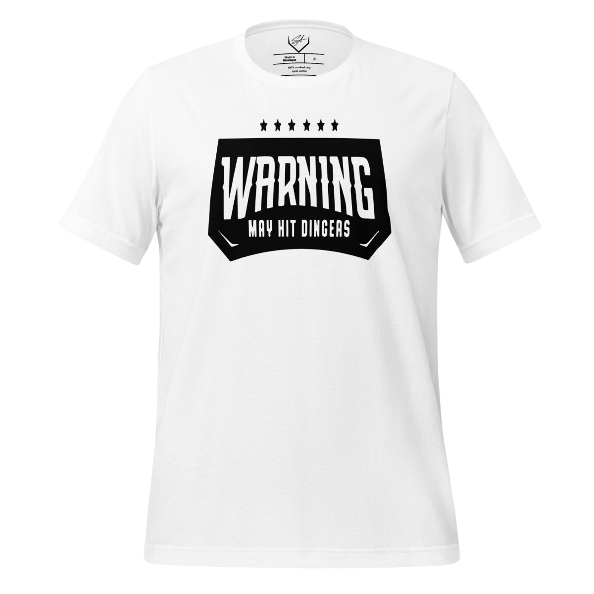 Warning May Hit Dingers - Adult Tee - SA Apparel
