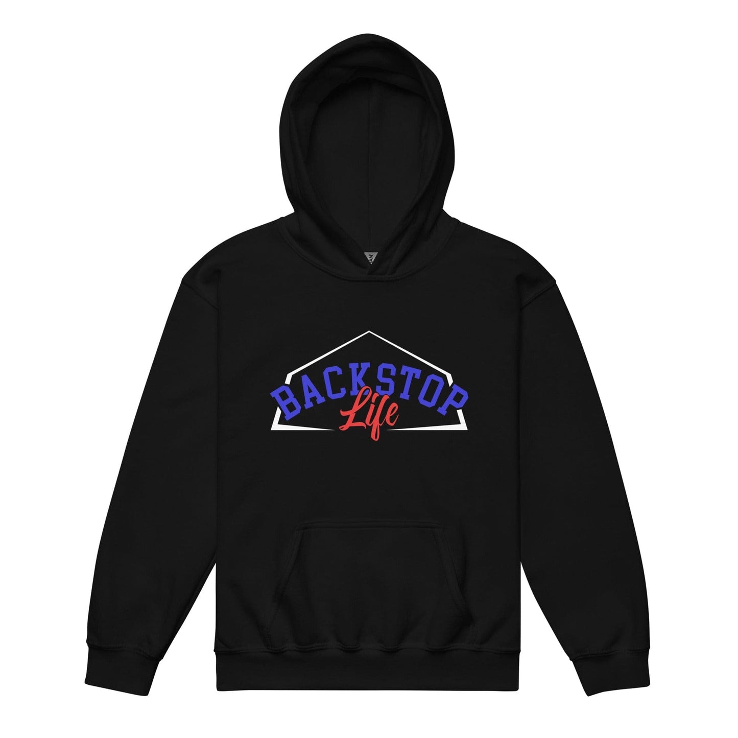 SA Apparel Black / S Backstop Life - Youth Hoodie