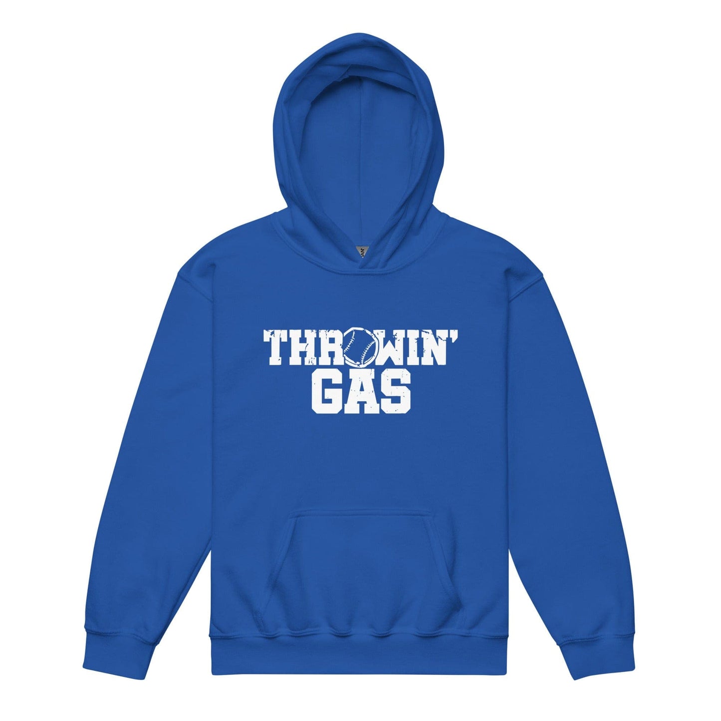 SA Apparel Royal / S Throwin' Gas - Youth Hoodie