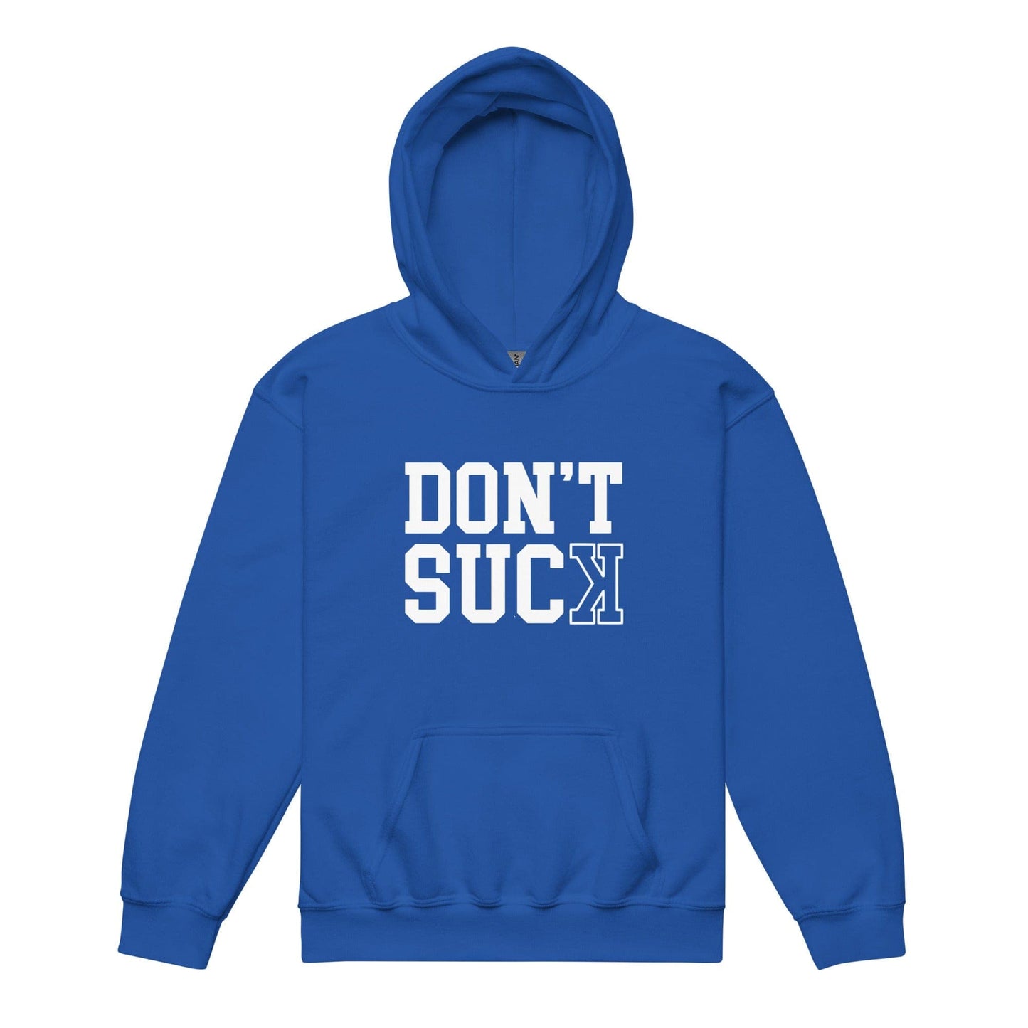 SA Apparel Royal / S Don't Suck - Youth Hoodie