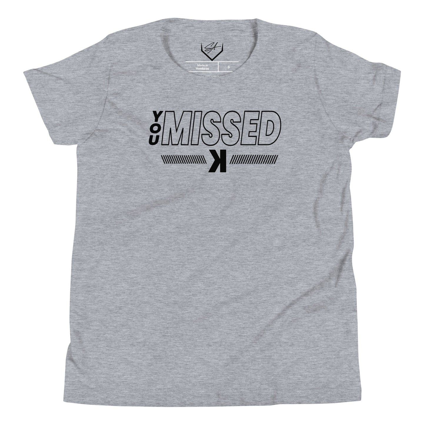 SA Apparel Youth Tee Athletic Heather / S You Missed - Youth Tee