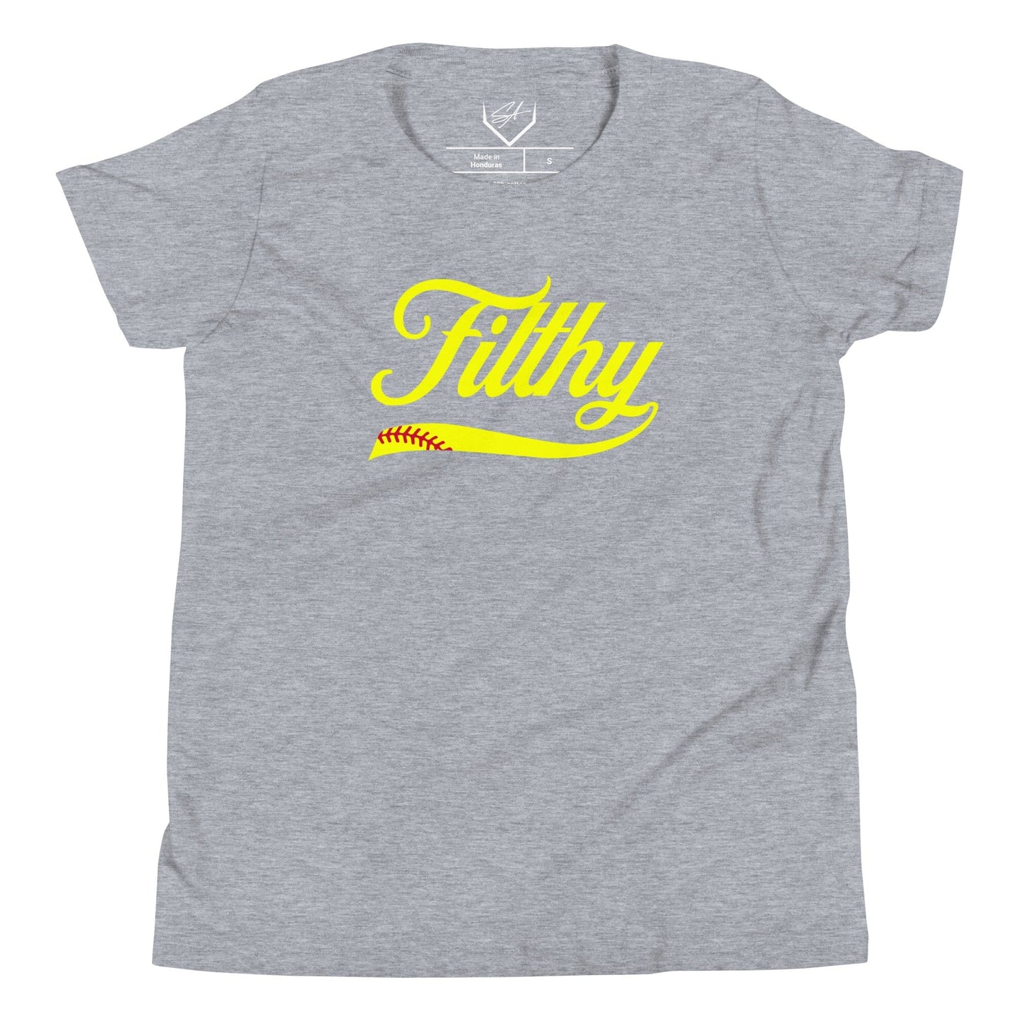 SA Apparel Youth Tee Light Grey / S Filthy Softball - Youth Tee