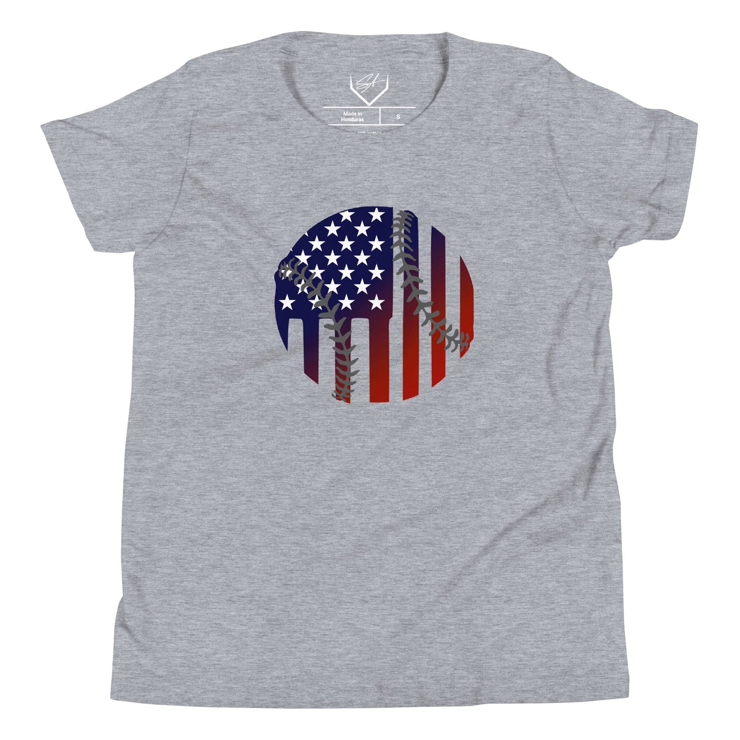 SA Apparel Youth Tee Light Grey / S Ball Flag - Youth Tee