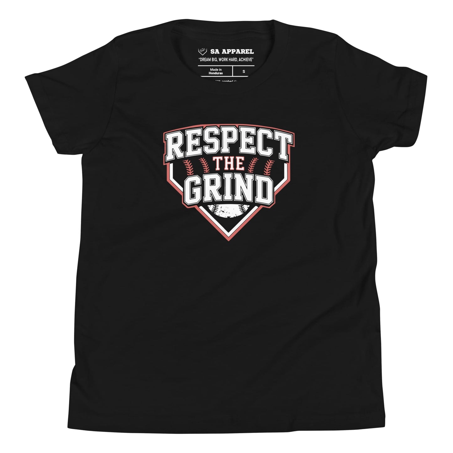 SA Apparel Youth Tee Black / S / Soft Style/Cotton Respect The Grind - Youth Tee
