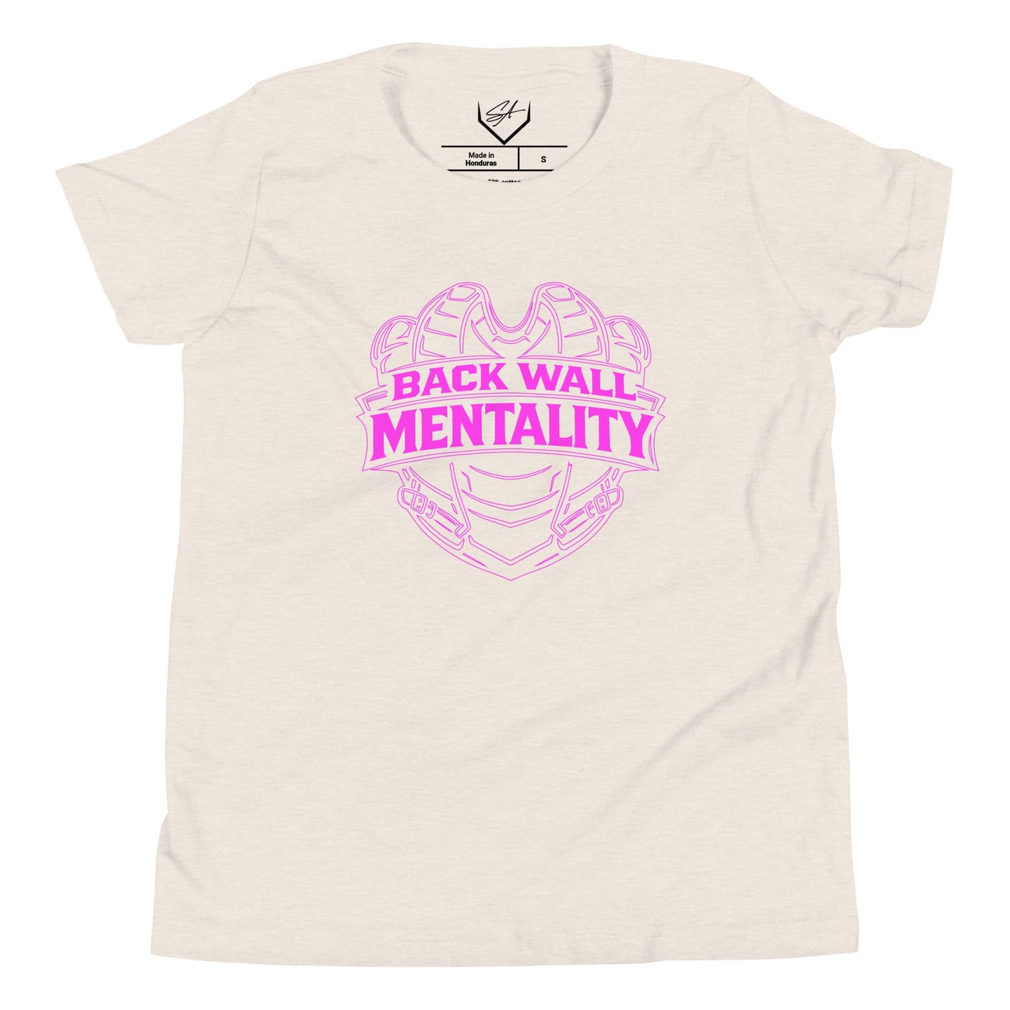 SA Apparel Youth Tee Natural / S Backwall Mentality Pink - Youth Tee